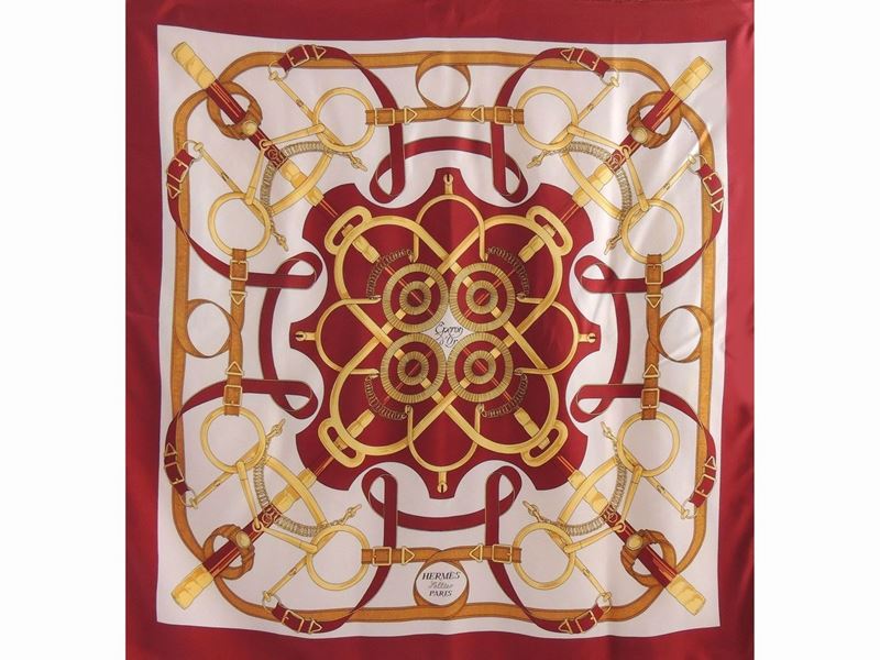 Foulard Carrè "eperon D'or", Hermès