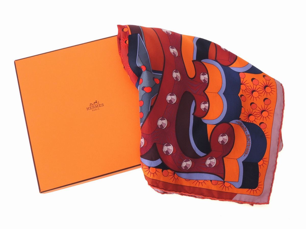 Foulard Carrè "electrique", Hermès