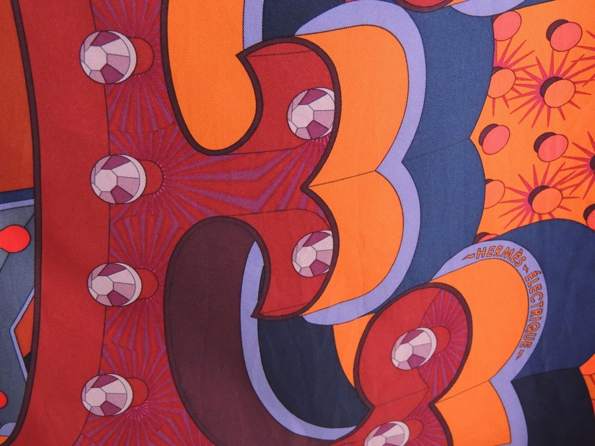 Foulard Carrè "electrique", Hermès