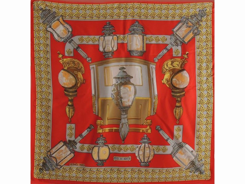 Foulard Carrè "feux De Route", Hermès