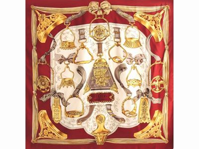 Foulard Carrè "etriers", Hermès