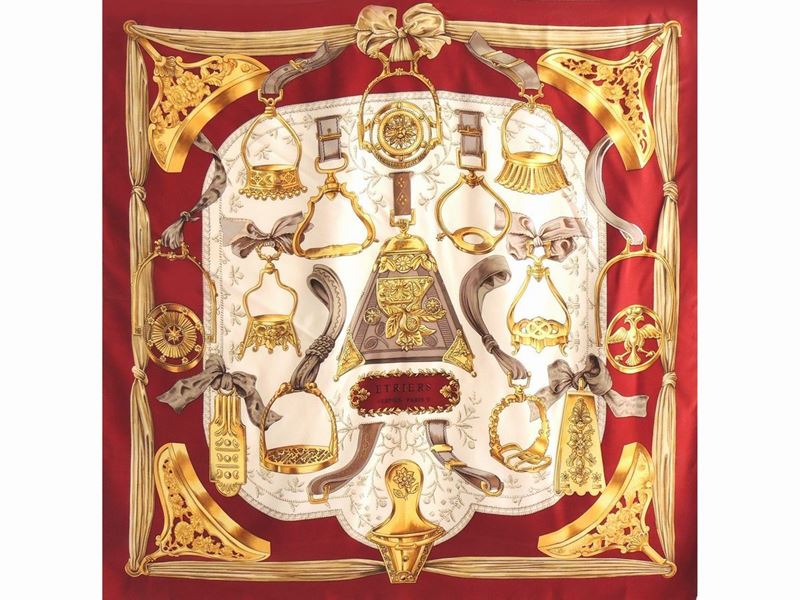 Foulard Carrè "etriers", Hermès