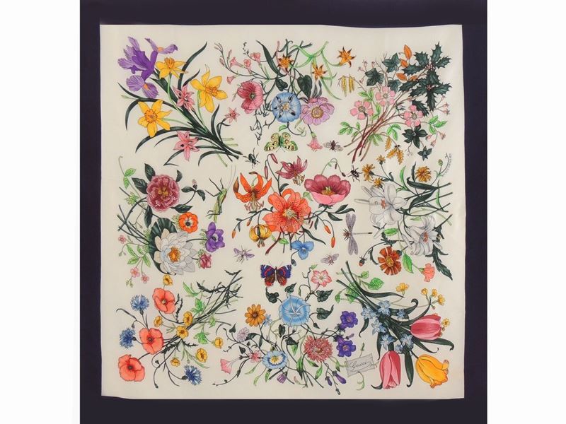 Foulard "flora", Gucci