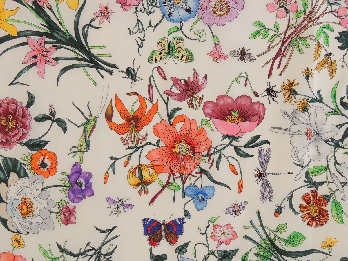 Foulard "flora", Gucci