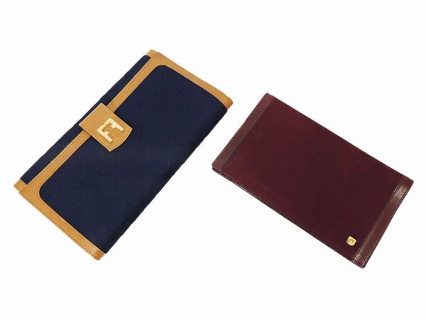 Two wallets, Ferragamo and Pierre Cardin