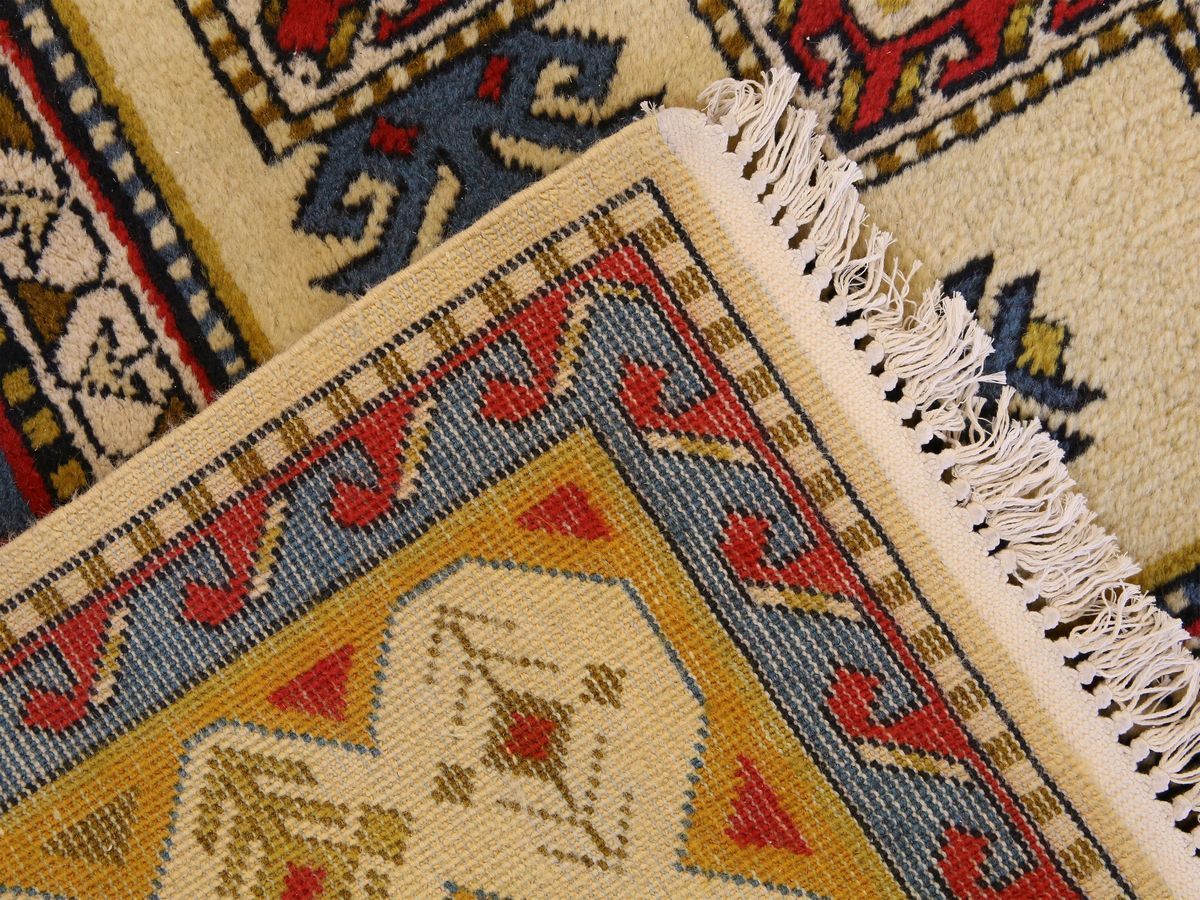 Tappeto Causico Uzbek di Vecchia Manifattura