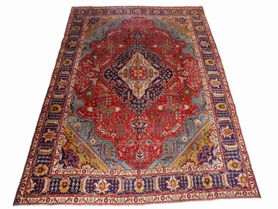 Tappeto Persiano Tabriz di Vecchia Manifattura
