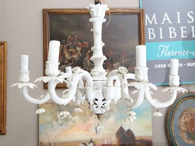 Piccolo Lampadario in Ceramica