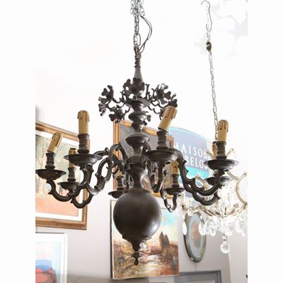 Lampadario in Bronzo