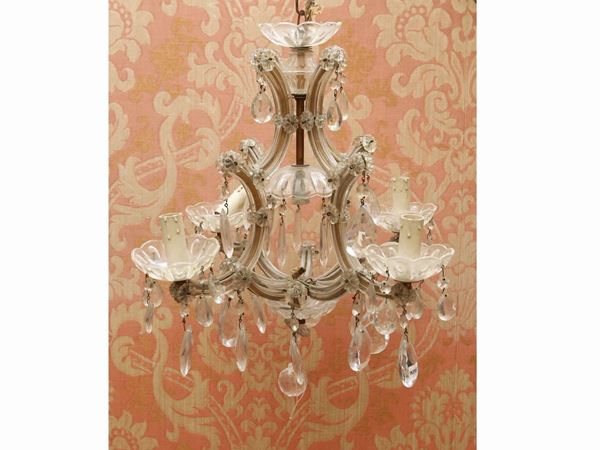 Small Maria Theresa crystal chandelier