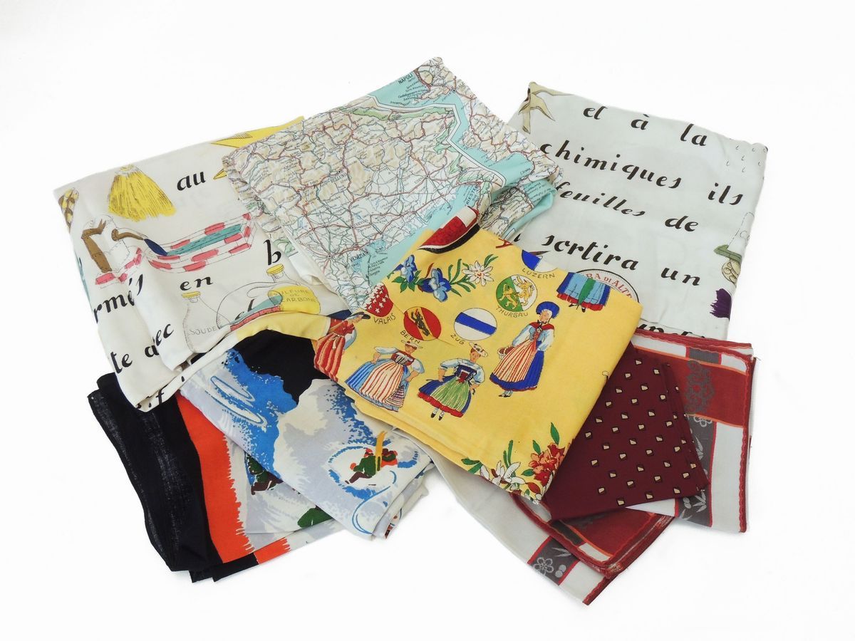 Lotto di Foulard e Sciarpe
