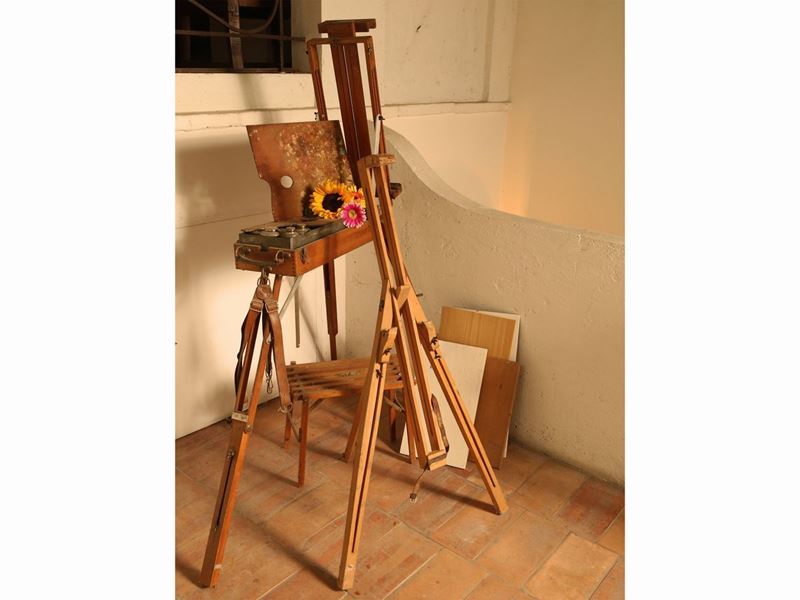 Due Cavalletti da Pittore D'epoca