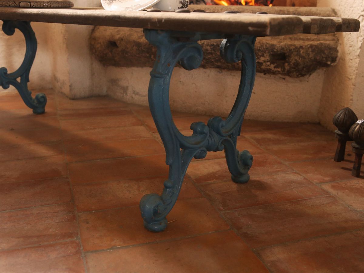 Panchina da Giardino in Legno e Ghisa