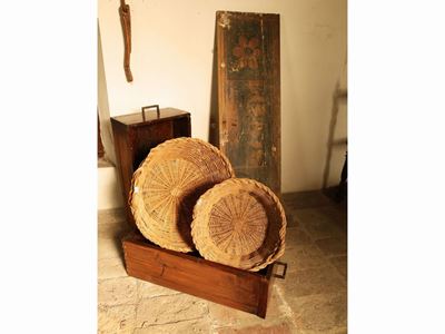 Lotto di Complementi di Arredo Rustici