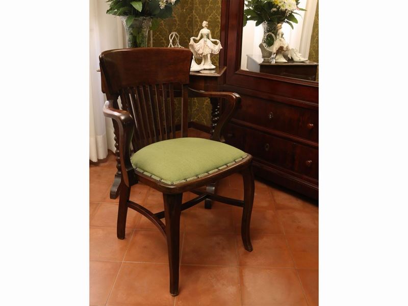 Poltroncina da Scrivania in Satinwood