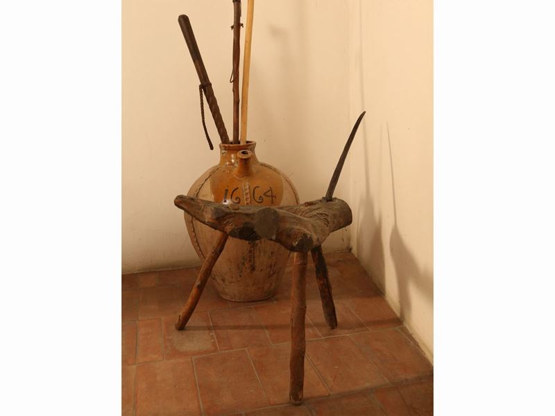 Lotto di Complementi di Arredo Rustici