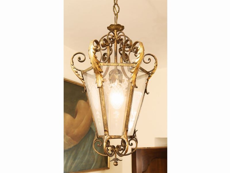 Lanterna ed Applique in Metallo