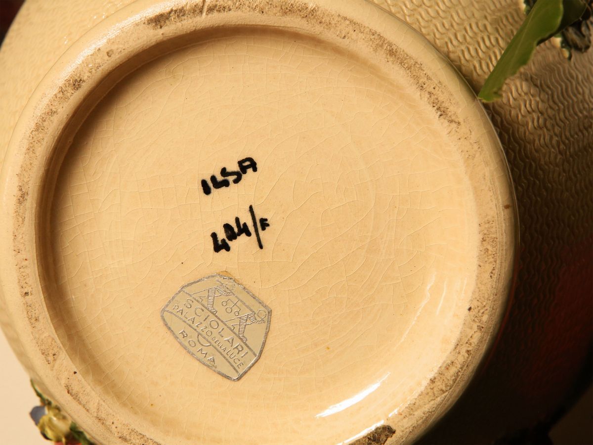 Grande Vaso Ovoidale in Ceramica Ilsa