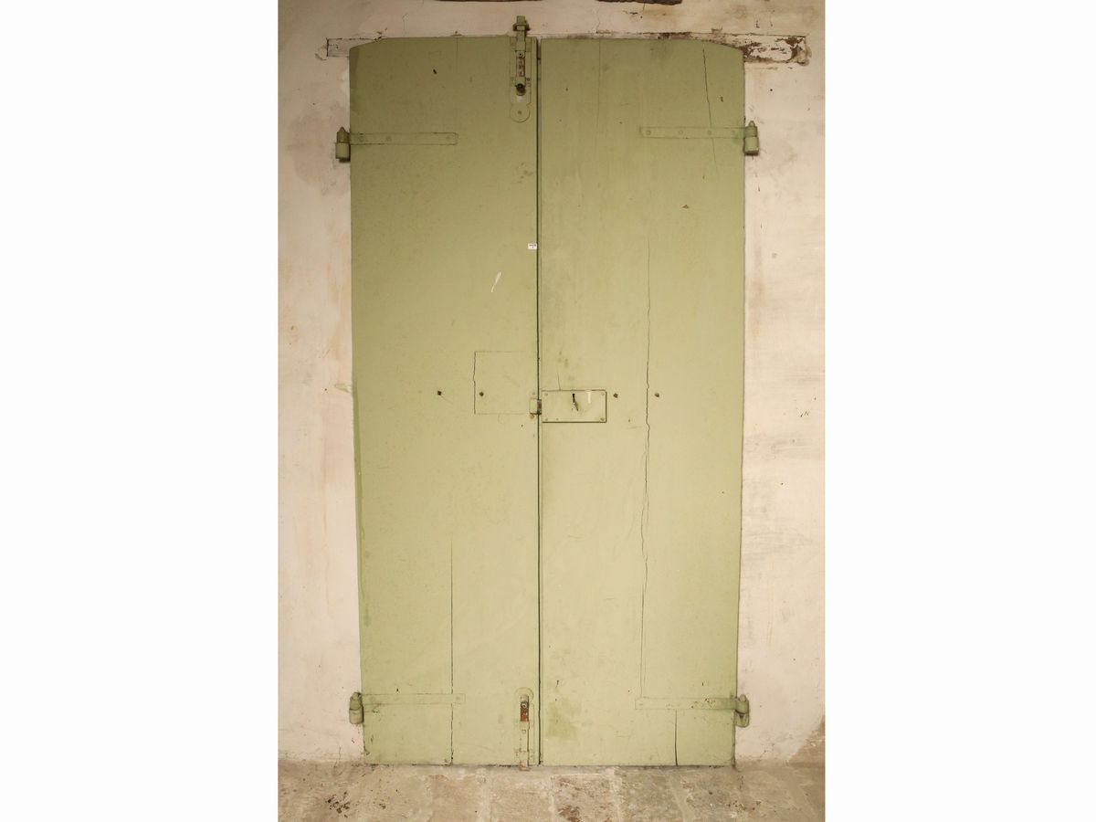 Porta D'epoca a Due Ante in Legno Laccato