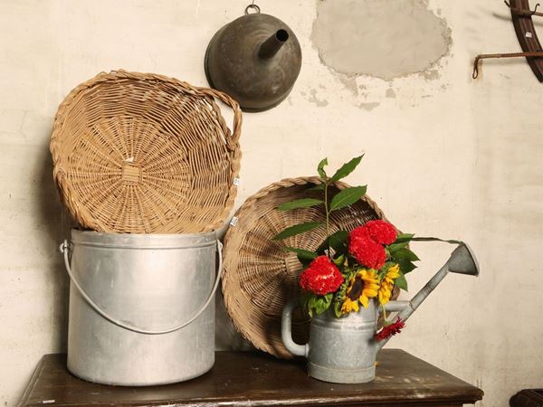 Lot of rustic curios for the home
