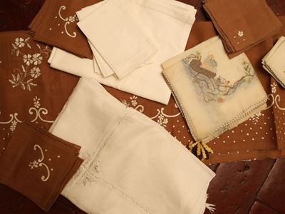 Quattro Tovaglie D'epoca