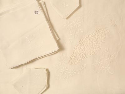 Tovaglia in Cotone Bianco