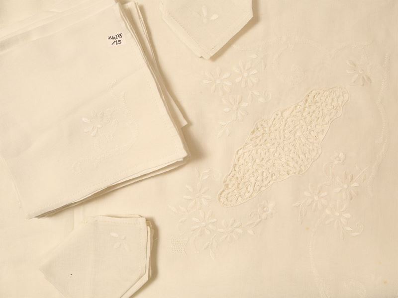 Tovaglia in Cotone Bianco