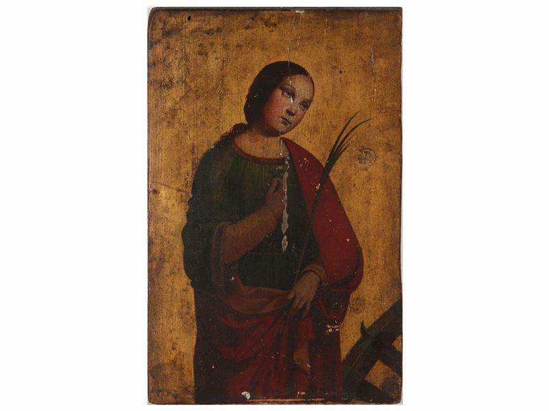 Maniera della Pittura Umbra del XV Secolo - Santa Caterina