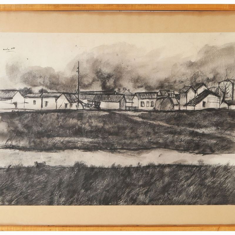 Giuliano Ruffini - Paesaggio e Studio di Figure