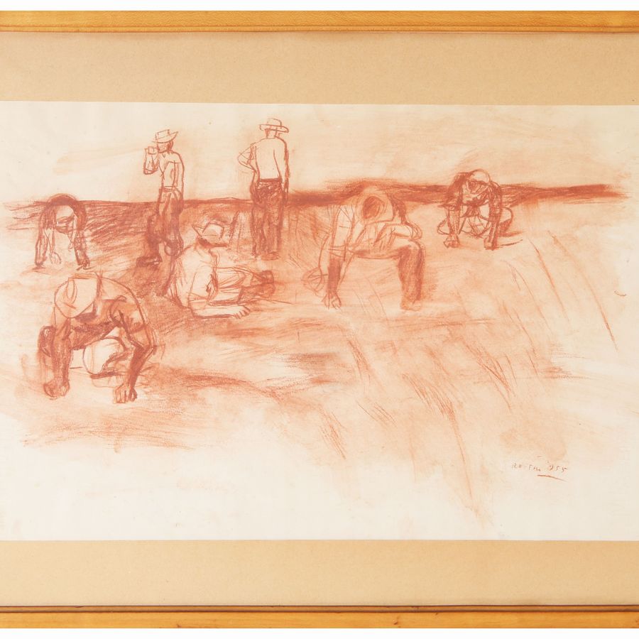 Giuliano Ruffini - Paesaggio e Studio di Figure