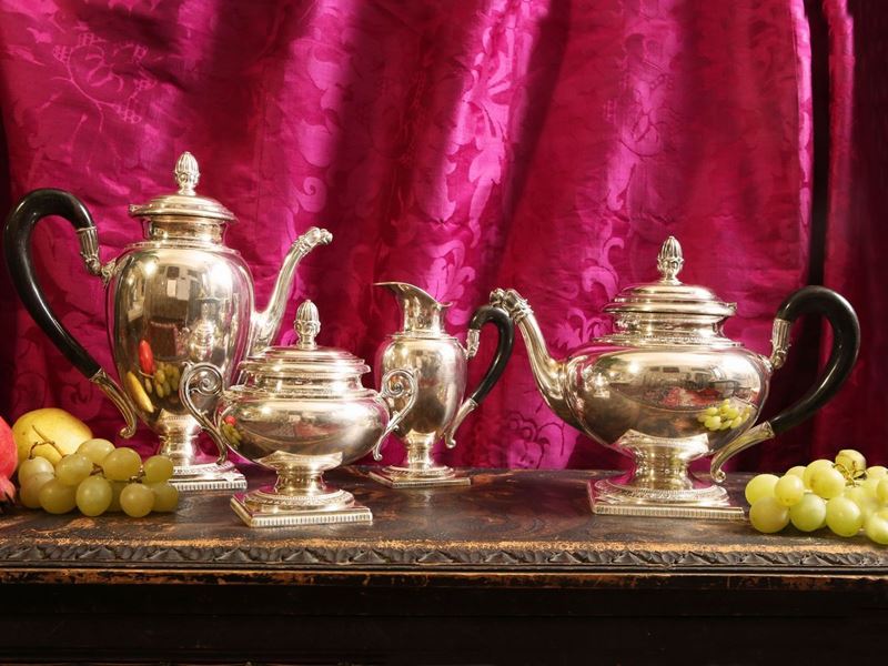 Servizio da Tè e Caffè in Argento