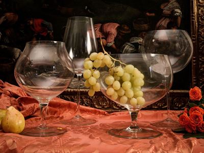 Quattro Vasi in Cristallo di Boemia