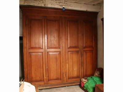 Grande Armadio da Guardaroba in Legno Tenero