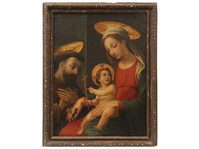 Madonna Col Bambino e San Francesco D'assisi