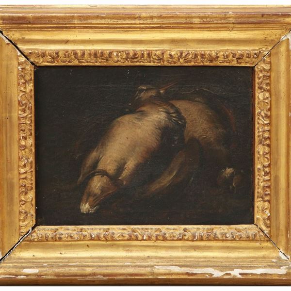 Cerchia di Felice Boselli - Natura morta con cacciagione