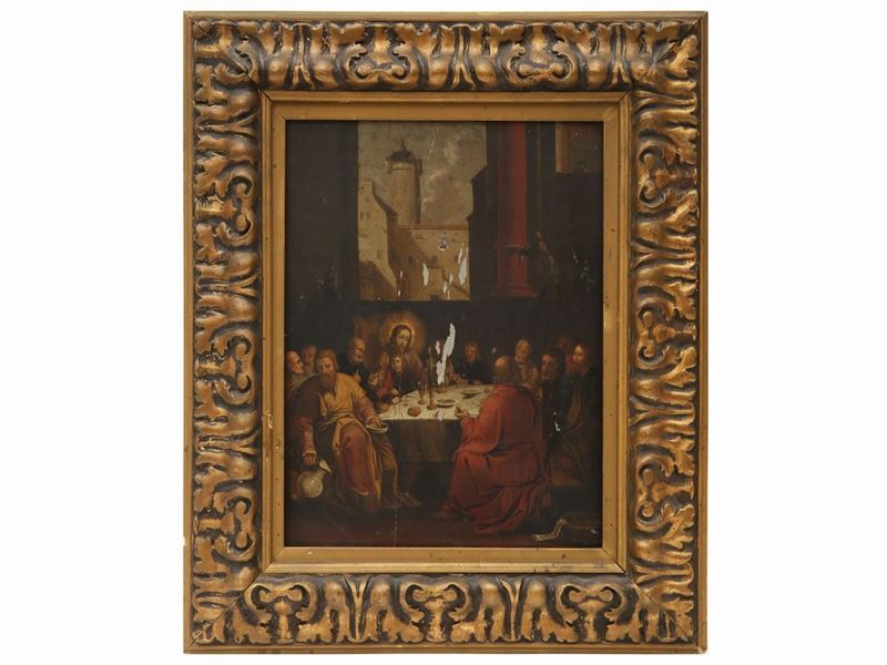 Scuola Fiamminga del XVII/XVIII Secolo - Ultima Cena