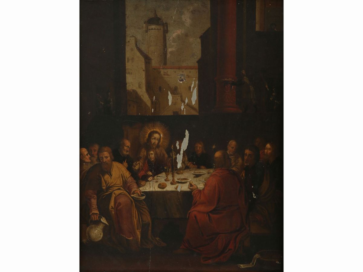 Scuola Fiamminga del XVII/XVIII Secolo - Ultima Cena