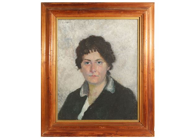 Fillide Levasti : Portrait of Maria Guidi Buondelmonte  - Auction Modern and Contemporary Art - Maison Bibelot - Casa d'Aste Firenze - Milano