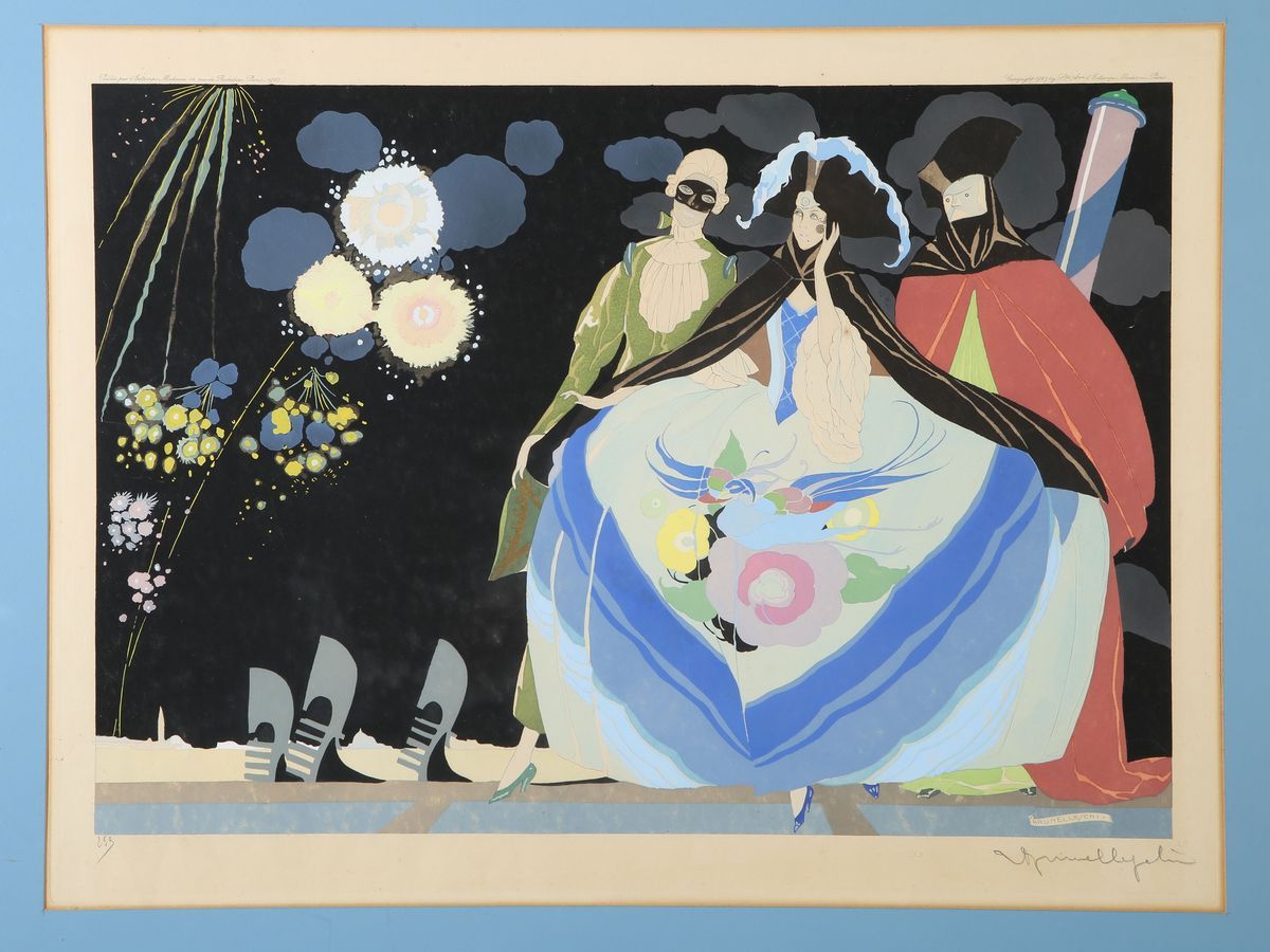 Umberto Brunelleschi - Fuochi D'artificio 1927