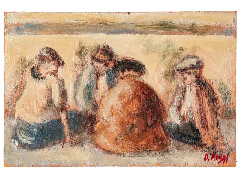 Ottone Rosai - Giocatori di Toppa (1956)