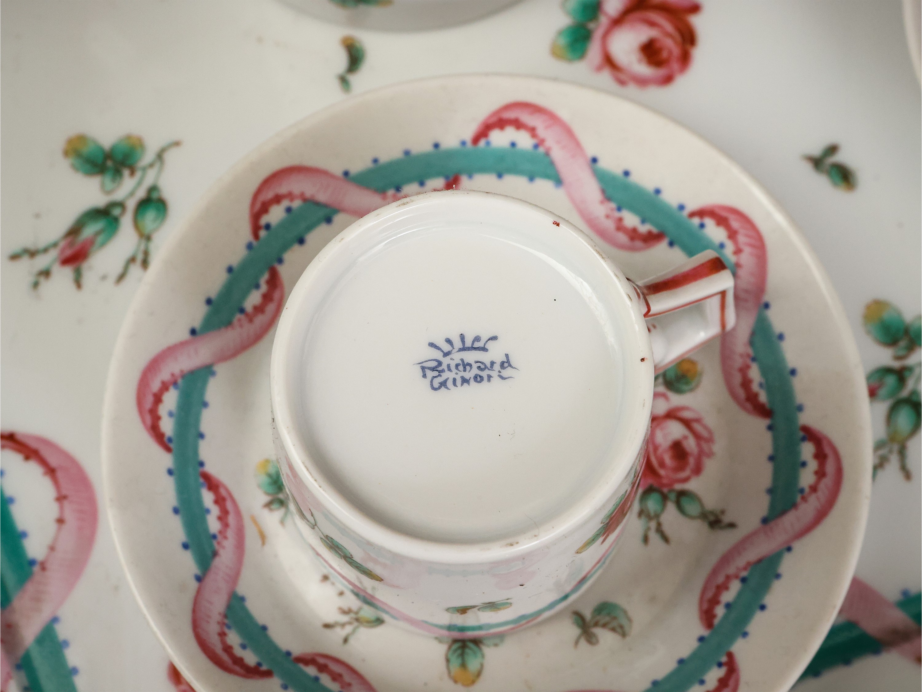 Servizio da Caffè Solitaire in Porcellana, Richard Ginori