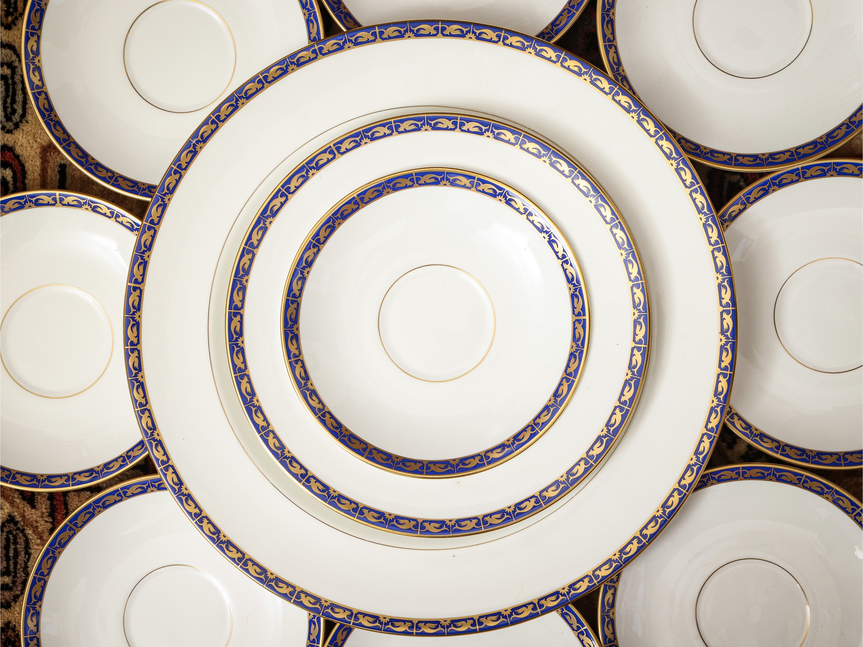 Assortimento di Accessori in Porcellana, Wedgwood, Marina