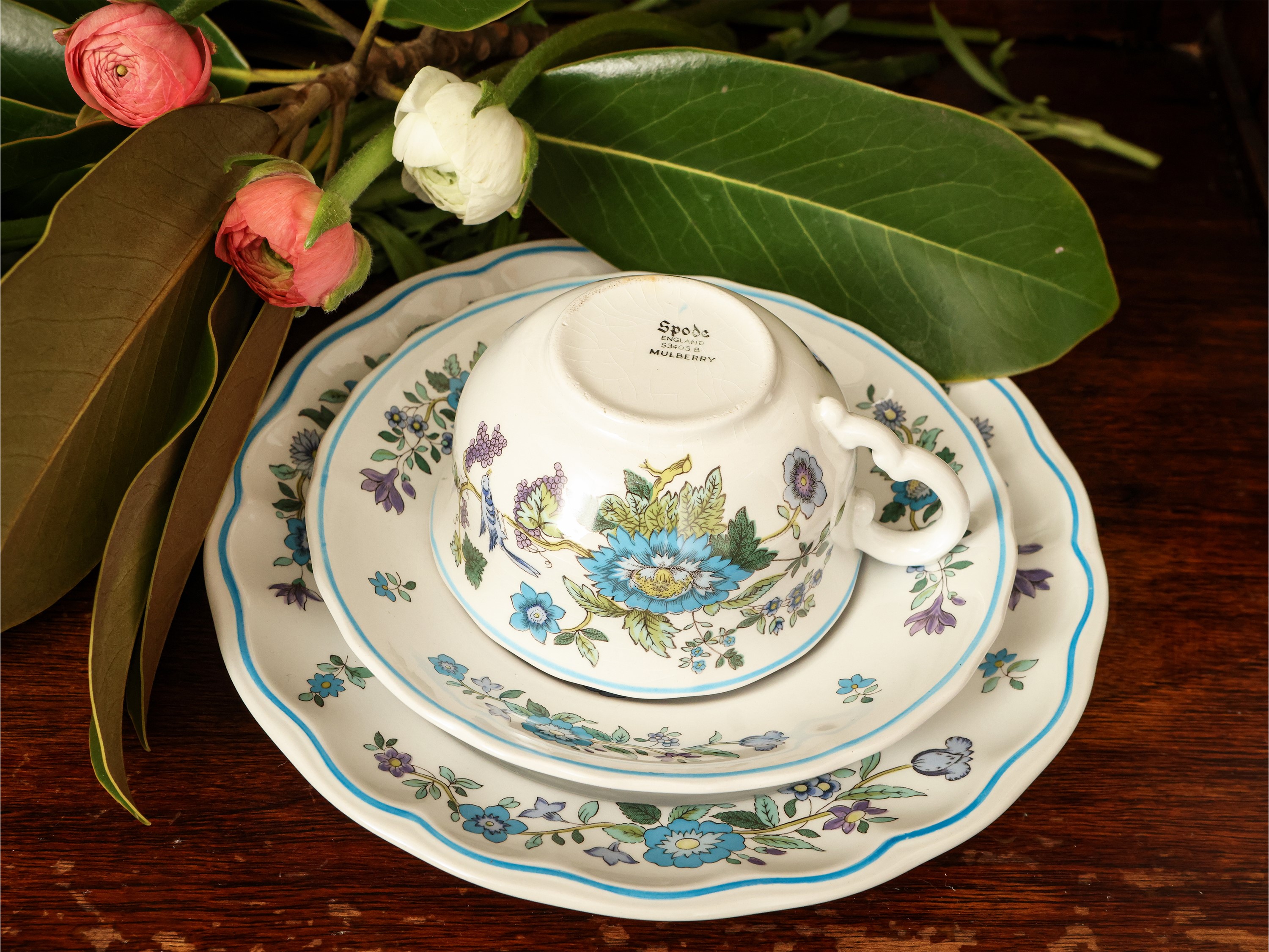 Servizio da Tè in Porcellana, Spode, Mulberry