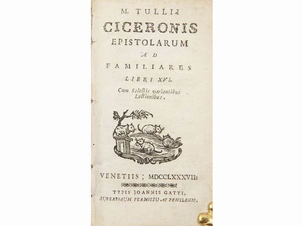 Cicero Marco Tullio - Epistolarum ad familiares libri XVI