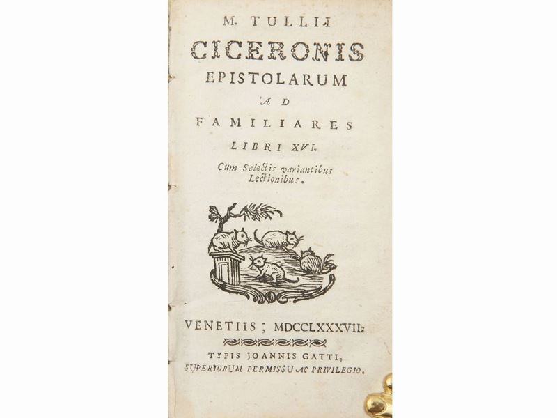 Cicero Marco Tullio - Epistolarum Ad Familiares Libri XVI