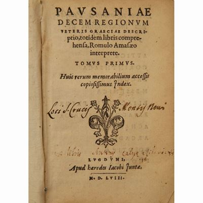Decem Regionum Veteris Graeciae Descriptio Totidem Libris Comprehensa, Romulo Amasaeo Interprete