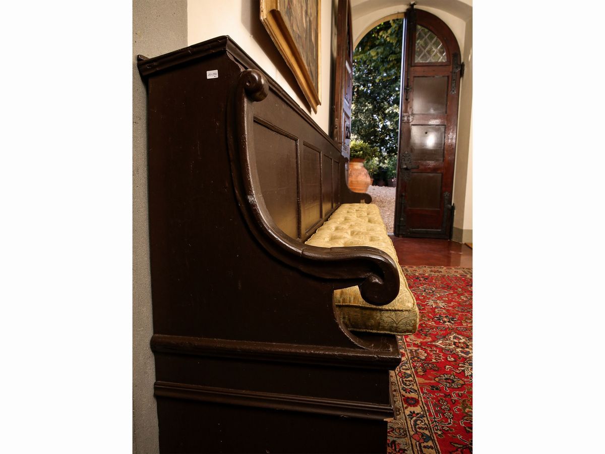 Panca in Legno Laccato Marrone