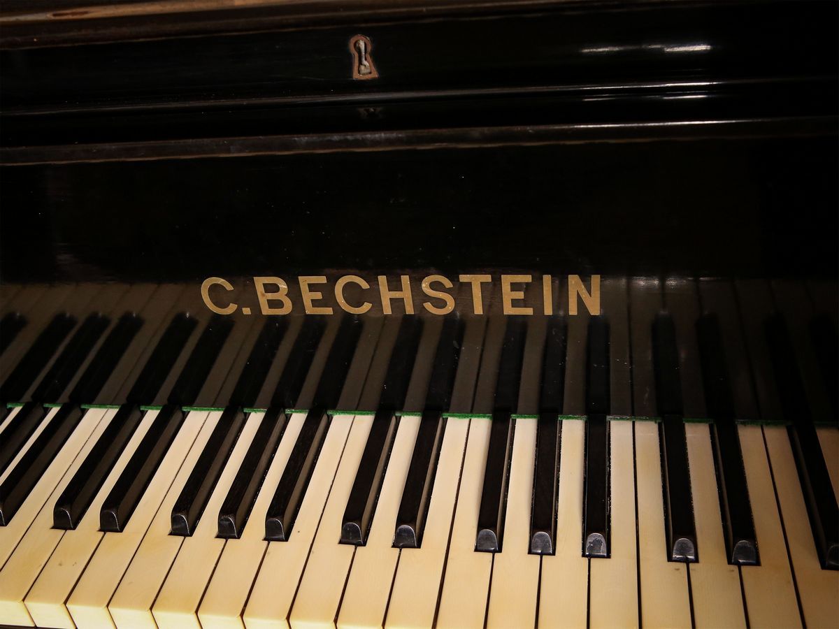 Pianoforte a Mezza Coda in Legno Ebanizzato, C. Bechstein Berlin