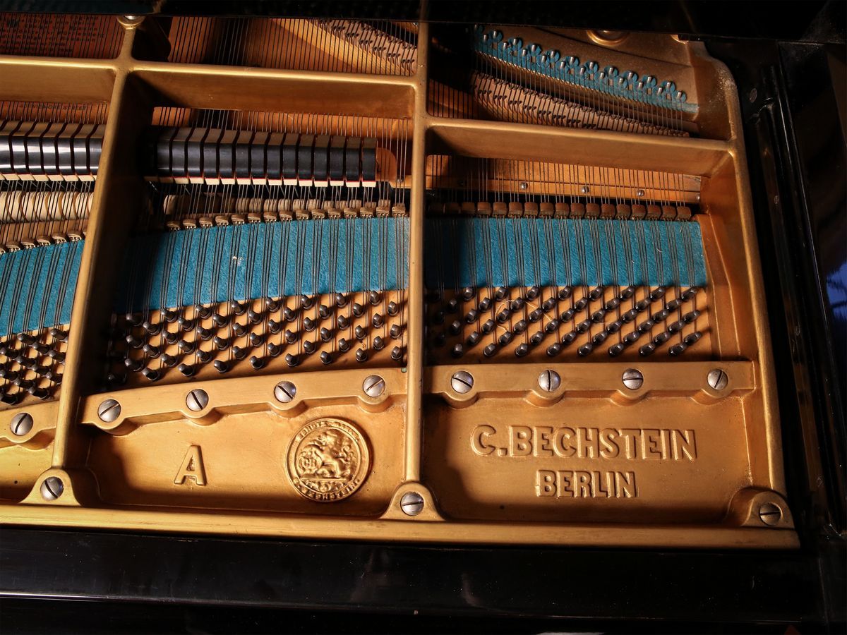 Pianoforte a Mezza Coda in Legno Ebanizzato, C. Bechstein Berlin