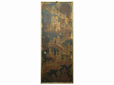 Serie di Quattro Pannelli a Chinoiserie